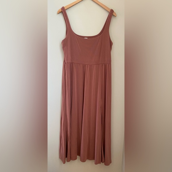 Wilfred Market Slit MIDI Dress Warm Rose Size 2XL - Picture 2 of 12
